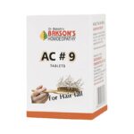 Bakson's Homeopathy AC#9 Tablets