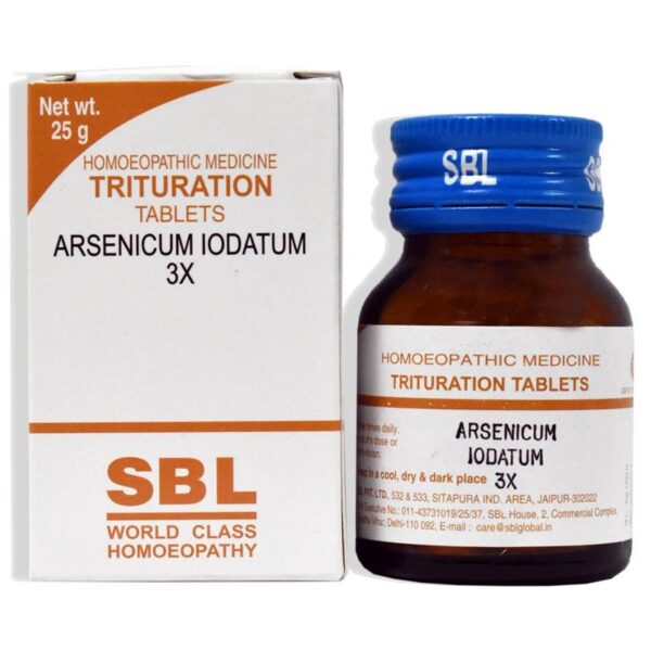 SBL Homeopathy Arsenicum Iodatum LM Potency Dilution