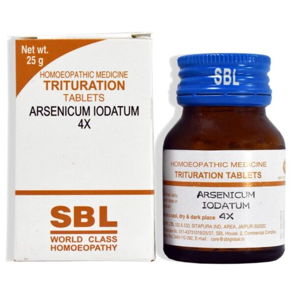 SBL Homeopathy Arsenicum Iodatum LM Potency Dilution