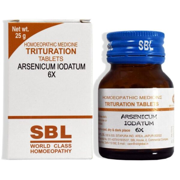 SBL Homeopathy Arsenicum Iodatum LM Potency Dilution