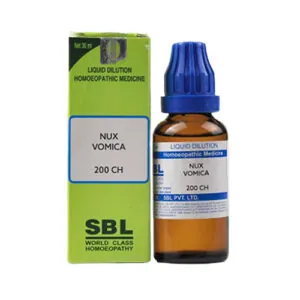 SBL Homeopathy Nux Vomica Dilution