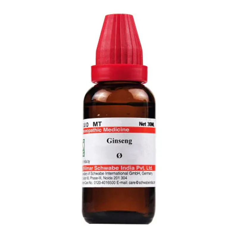 Dr Willmar Schwabe India Ginseng Mother Tincture Q