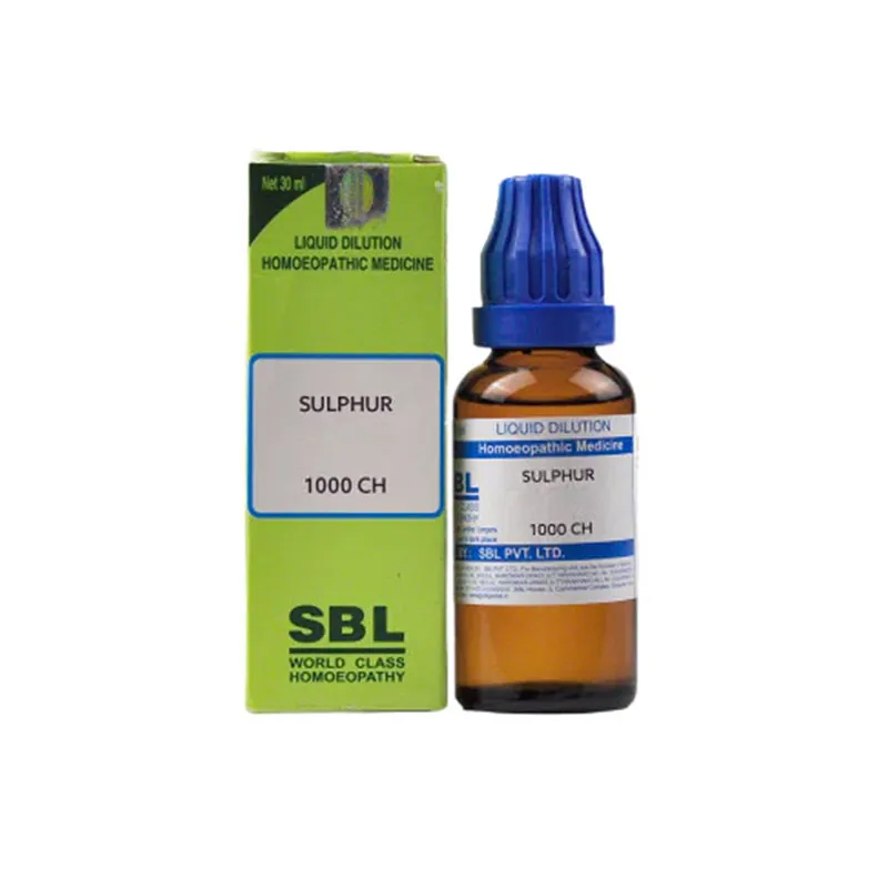 SBL Homeopathy Sulphur Dilution