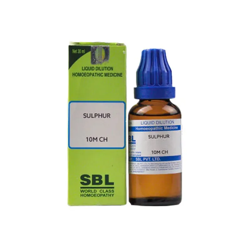 SBL Homeopathy Sulphur Dilution