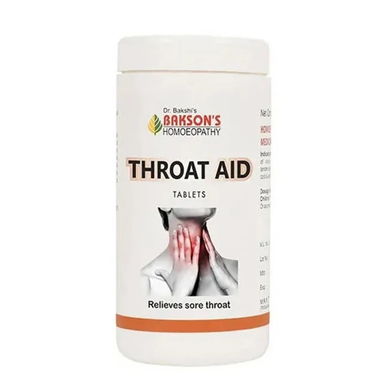 Bakson's Homeopathy Throat Aid Tablets