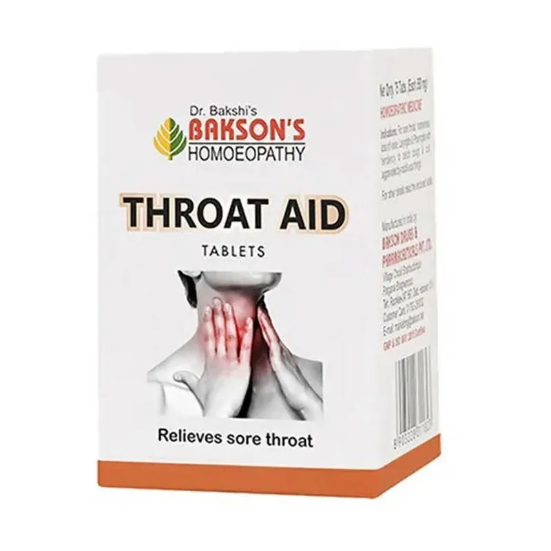 Bakson's Homeopathy Throat Aid Tablets