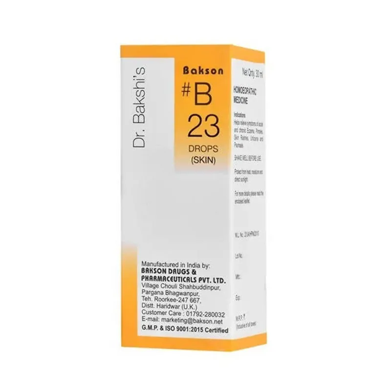 Bakson's Homeopathy B23 Drops