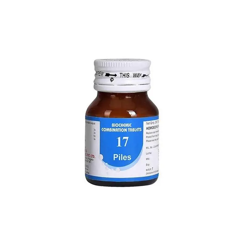 Bakson's Homeopathy Biochemic Combination 17 Tablets