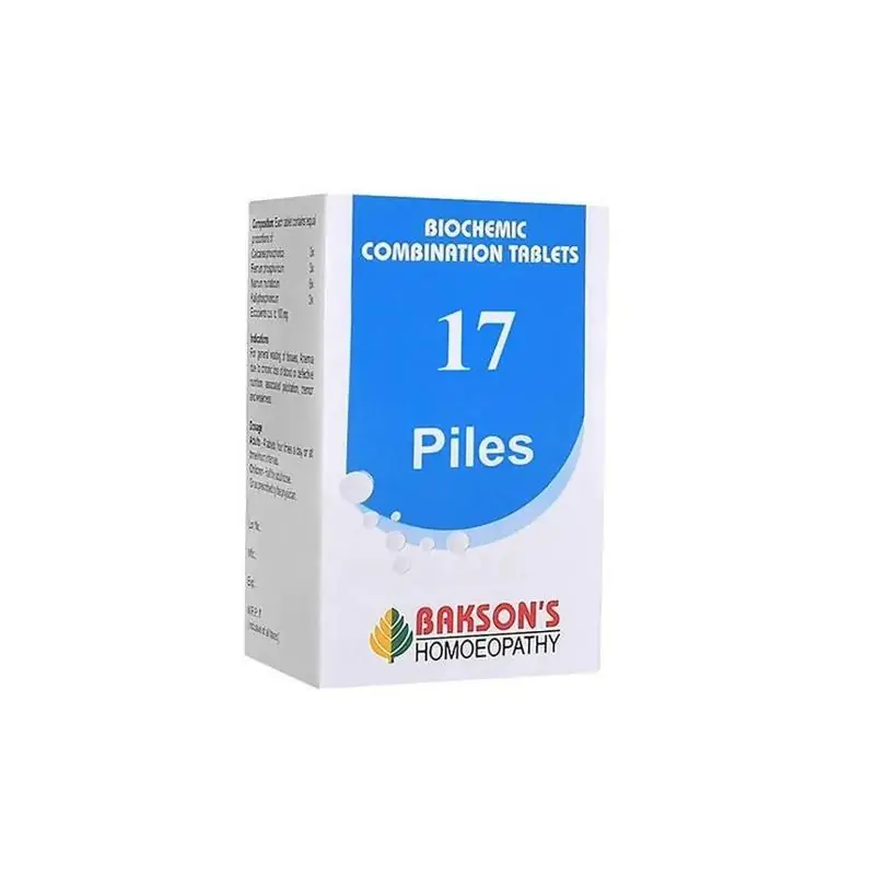 Bakson's Homeopathy Biochemic Combination 17 Tablets