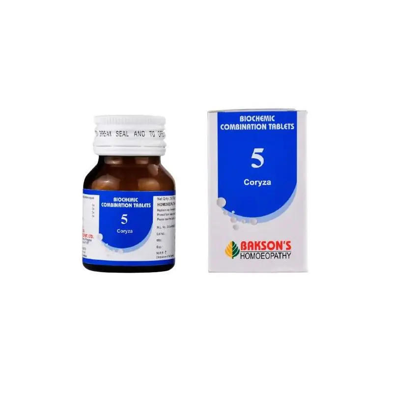 Bakson's Homeopathy Biochemic Combination 5 Tablets