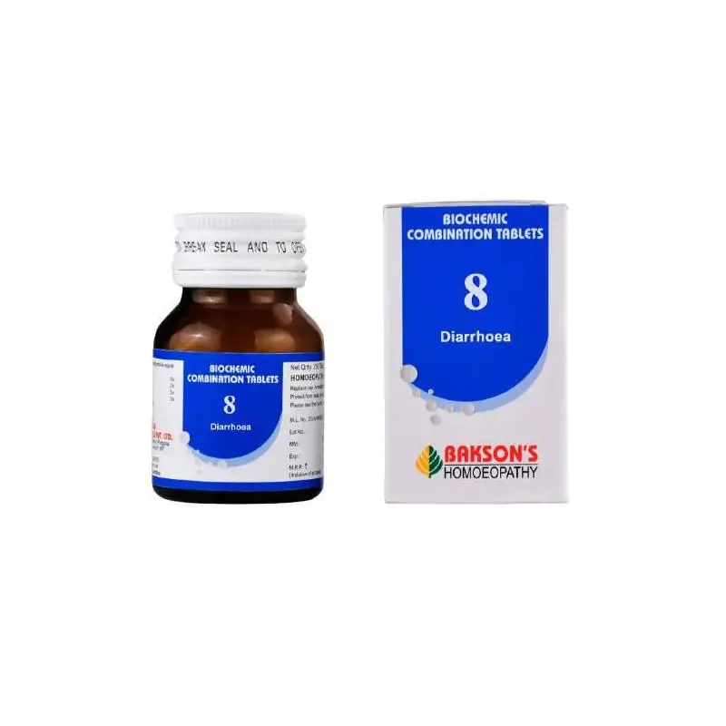 Bakson's Homeopathy Biochemic Combination 8 Tablets