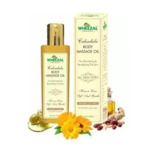 Wheezal Calendula Body Massage Oil