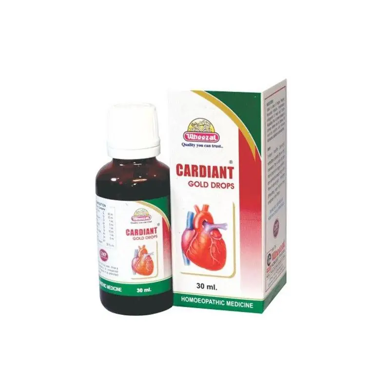 Wheezal Homeopathy Cardiant Gold Drops