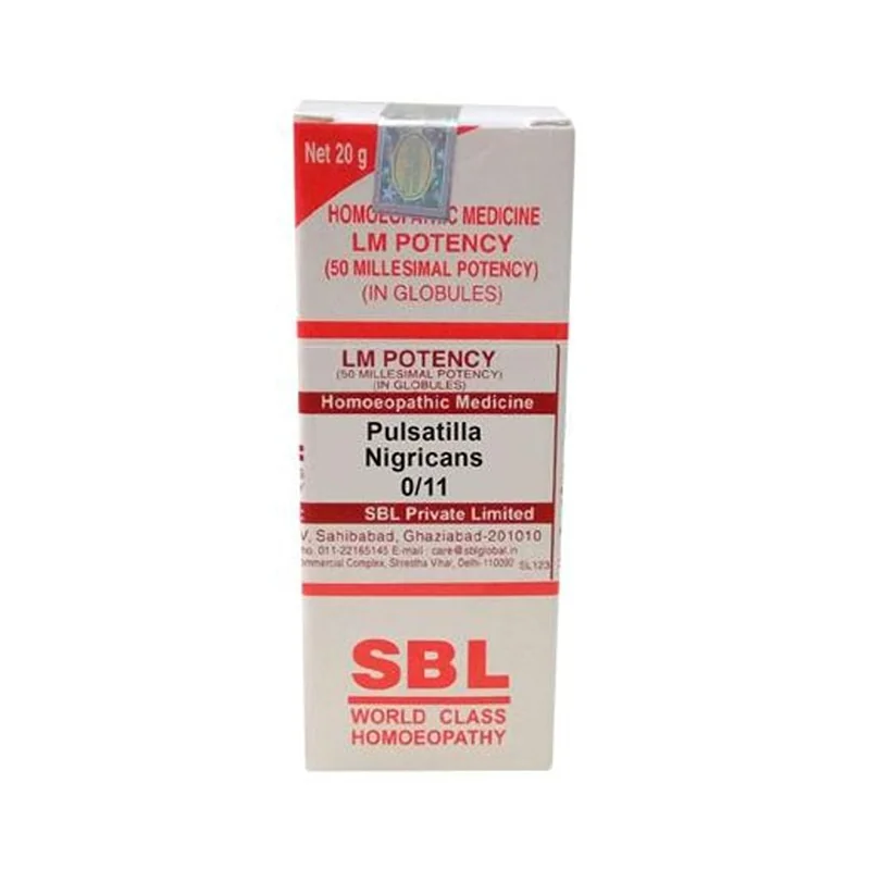 SBL Homeopathy Pulsatilla Nigricans LM Potency