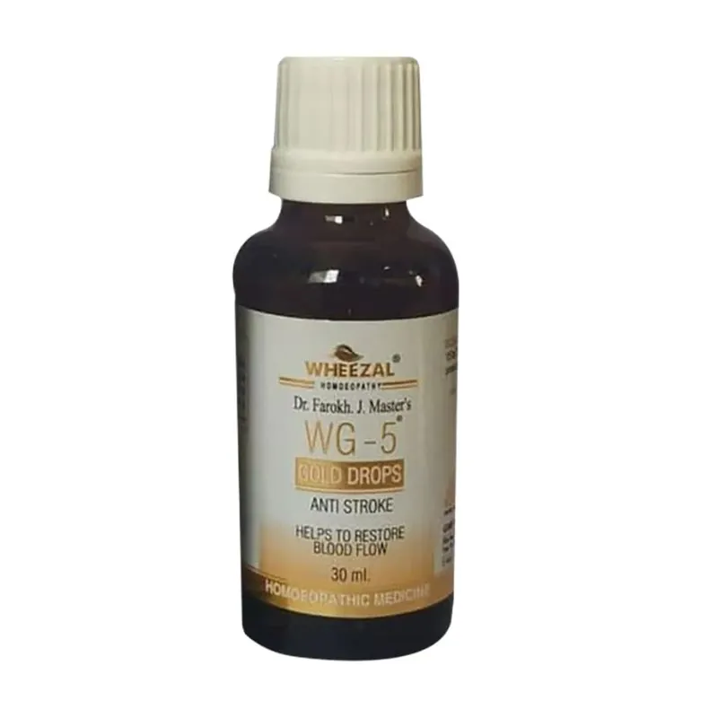 Wheezal Homeopathy WG-5 Gold Drops