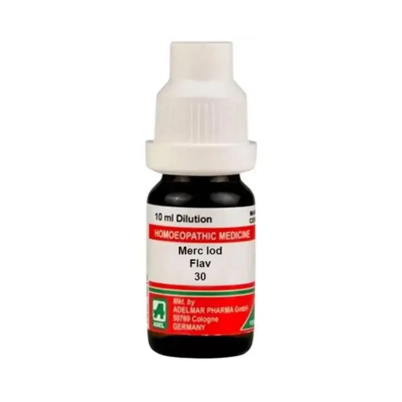 Adel Homeopathy Merc Iod Flav Dilution