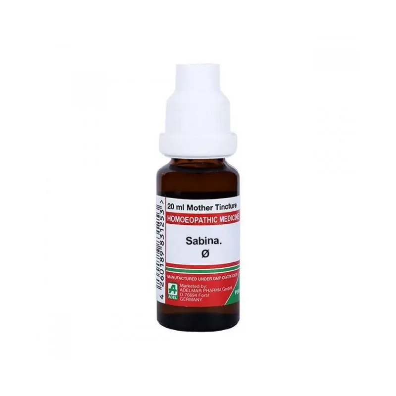 Adel Homeopathy Sabina Mother Tincture Q