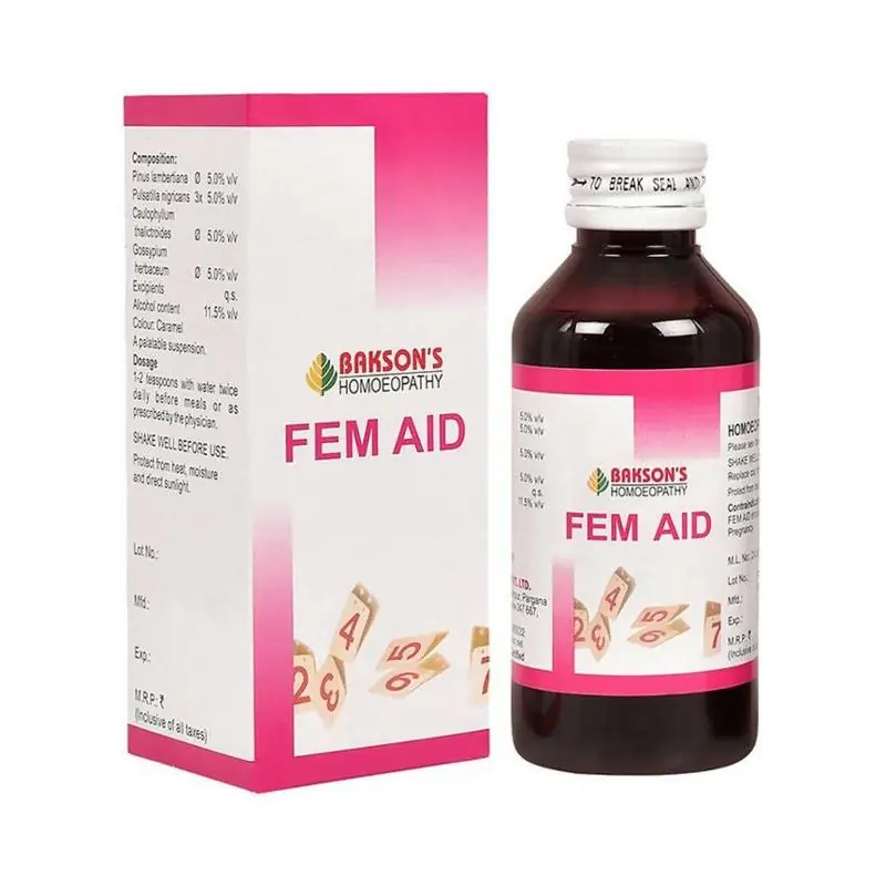 Bakson's Homeopathy Fem Aid Syrup