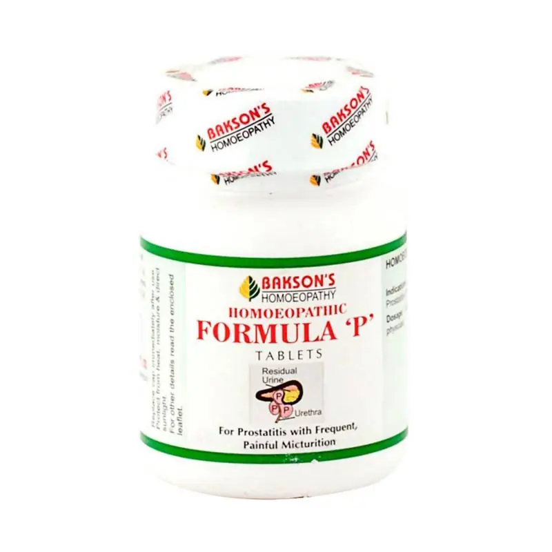 Bakson's Homeopathy Formula P Tablets