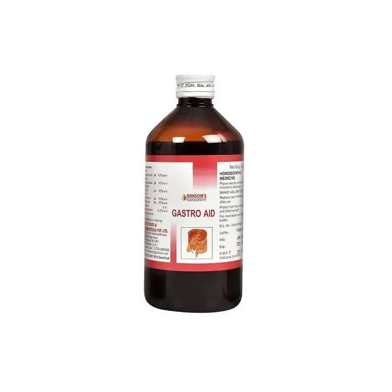 Bakson's Homeopathy Gastro Aid Syrup