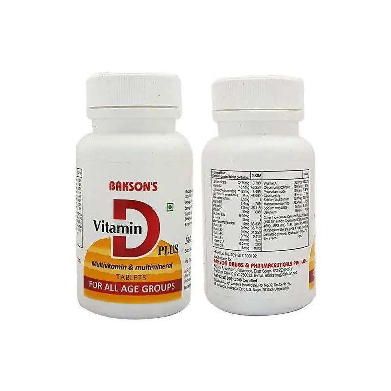 Bakson's Vitamin D Plus Tablets
