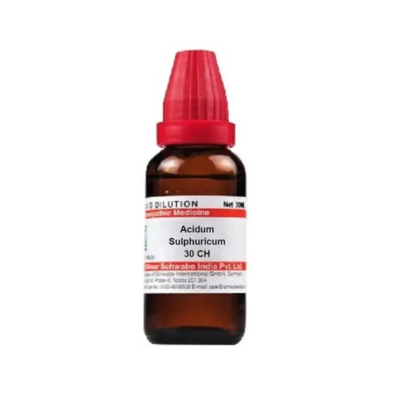 Dr Willmar Schwabe India Acidum Sulphuricum Dilution
