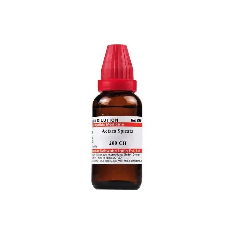 Dr Willmar Schwabe India Actaea Spicata Dilution