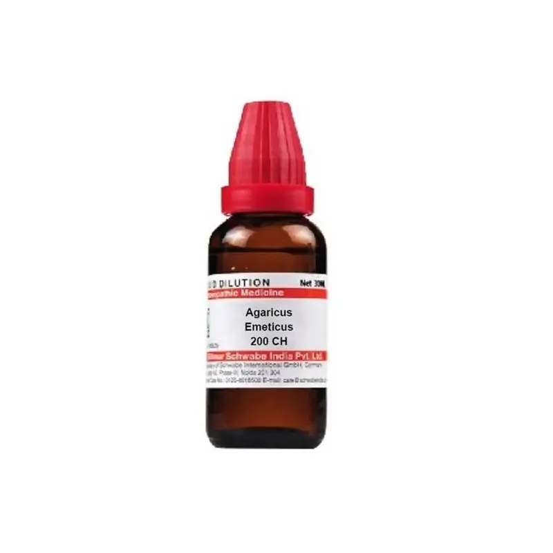 Dr Willmar Schwabe India Agaricus Emeticus Dilution