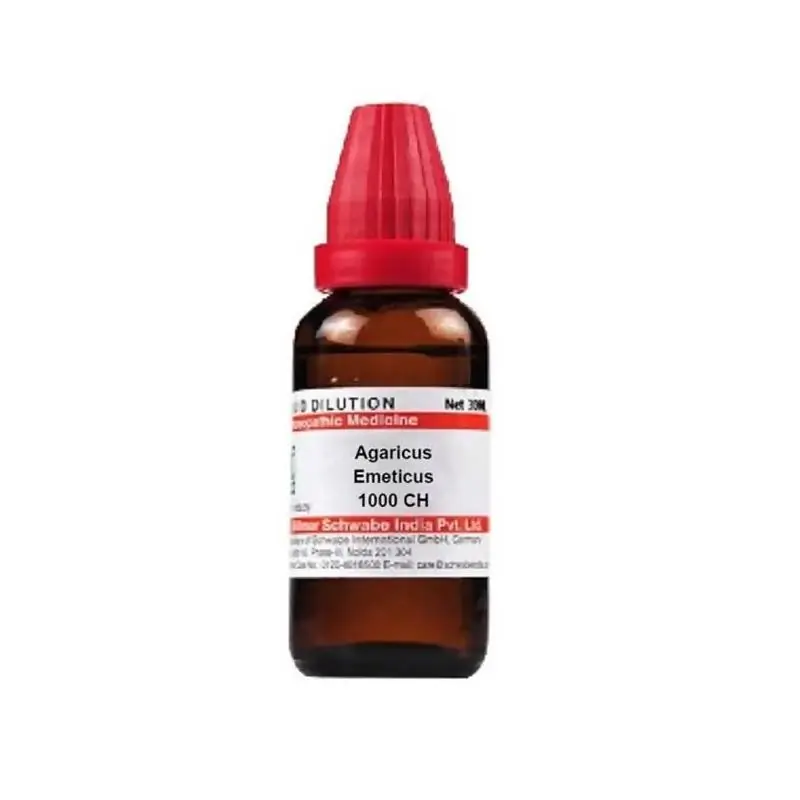 Dr Willmar Schwabe India Agaricus Emeticus Dilution