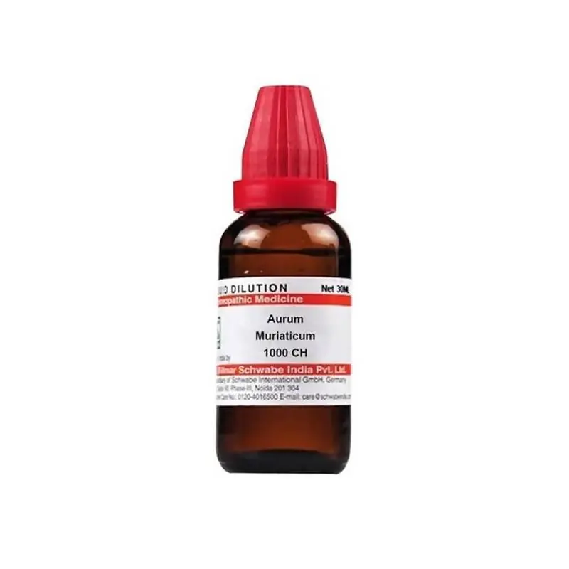 Dr Willmar Schwabe India Aurum Muriaticum Dilution