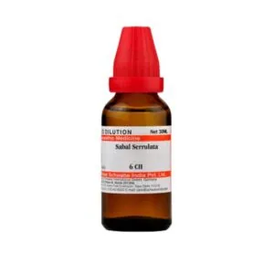 Dr Willmar Schwabe India Sabal Serrulata Dilution