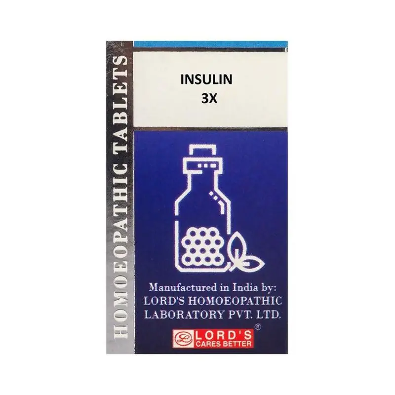 Lord's Homeopathy Insulin Trituration Tablets