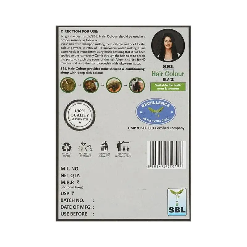SBL Hair Colour Black