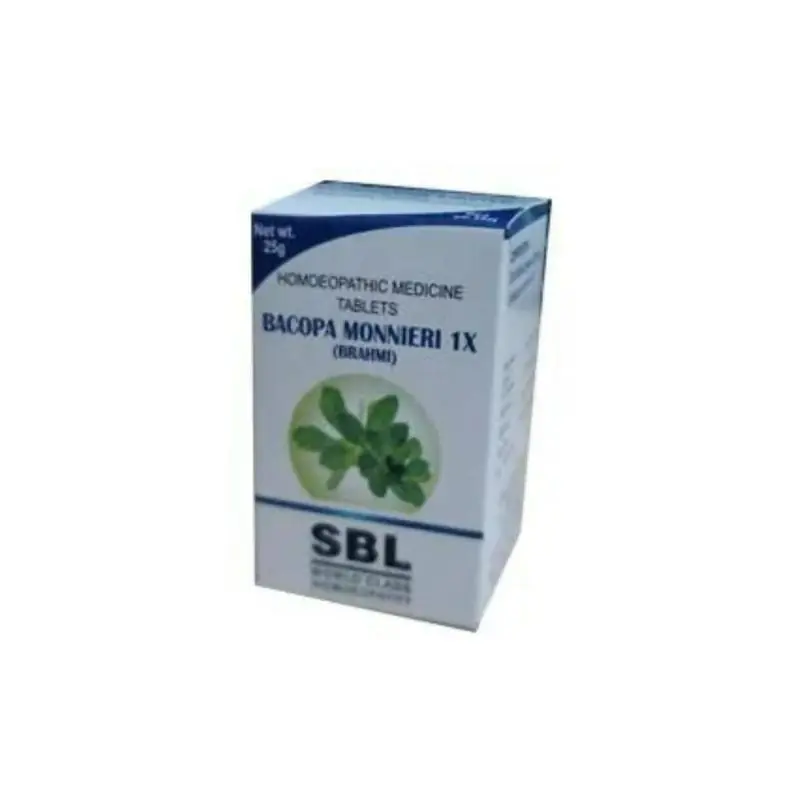 SBL Homeopathy Bacopa Monnieri Tablets