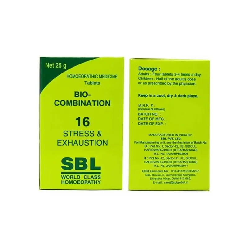 SBL Homeopathy Bio-Combination 16 Tablets