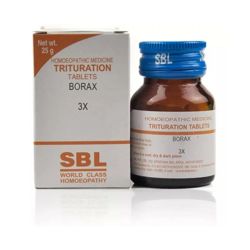 SBL Homeopathy Borax Trituration Tablets