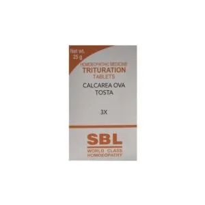 SBL Homeopathy Calcarea Ova Tosta Trituration Tablets