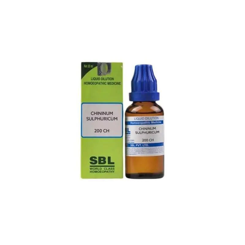 SBL Homeopathy Chininum Sulphuricum Dilution