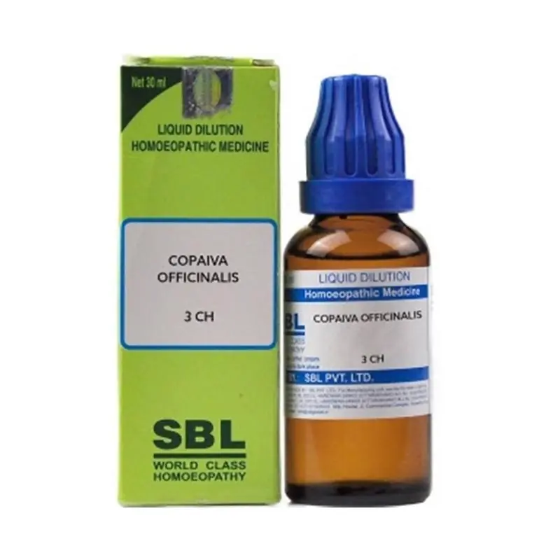 SBL Homeopathy Copaiva Officinalis Dilution