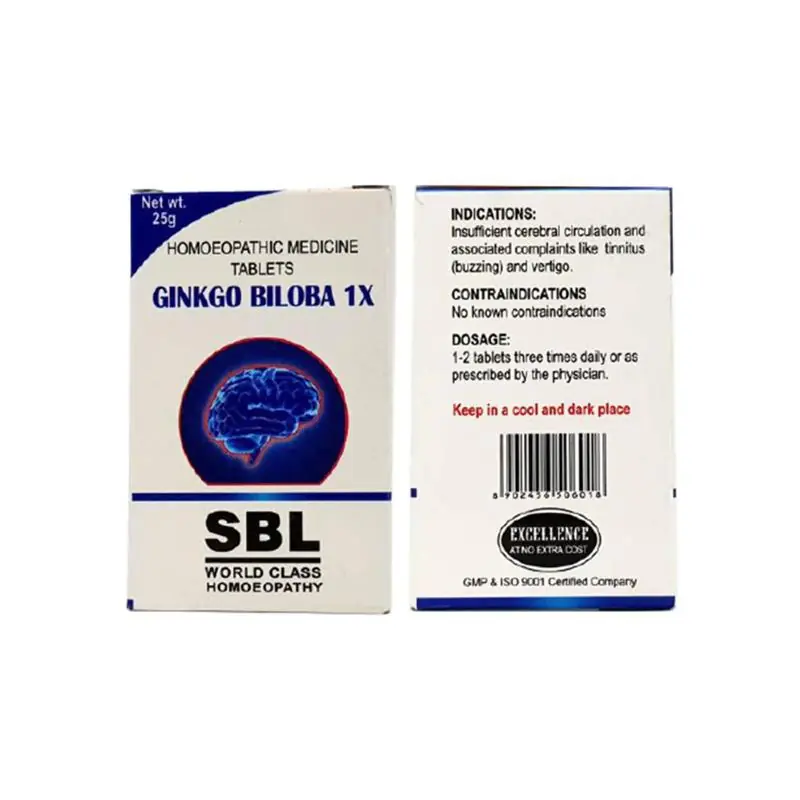 SBL Homeopathy Ginkgo Biloba Tablets