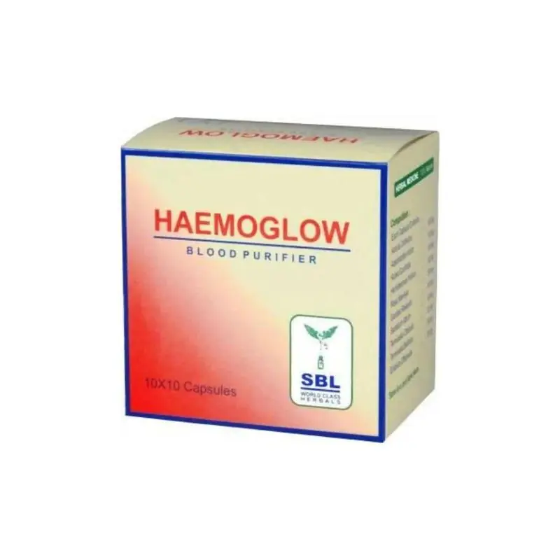 SBL Homeopathy Haemoglow Blood Purifier Capsules