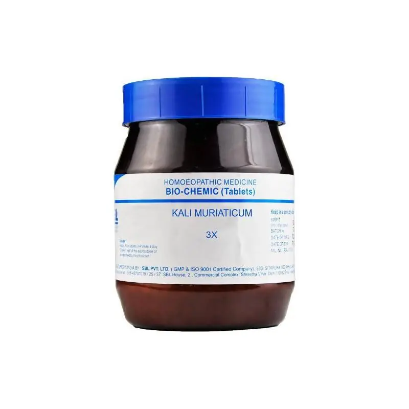SBL Homeopathy Kali Muriaticum Biochemic Tablets