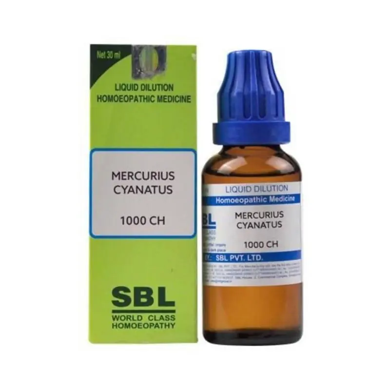 SBL Homeopathy Mercurius Cyanatus Dilution