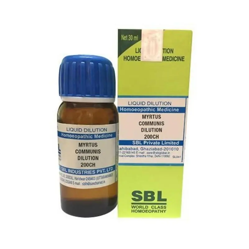 SBL Homeopathy Myrtus Communis Dilution
