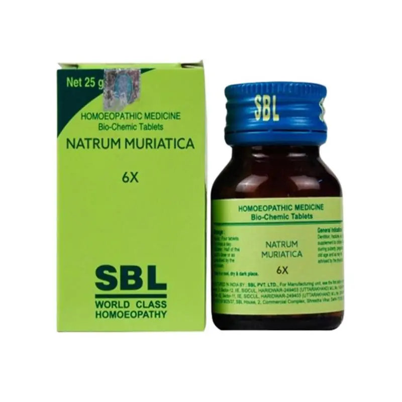SBL Homeopathy Natrum Muriaticum Biochemic Tablets