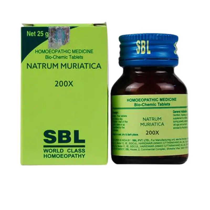 SBL Homeopathy Natrum Muriaticum Biochemic Tablets