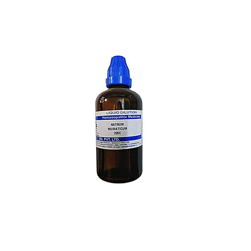 SBL Homeopathy Natrum Muriaticum Dilution