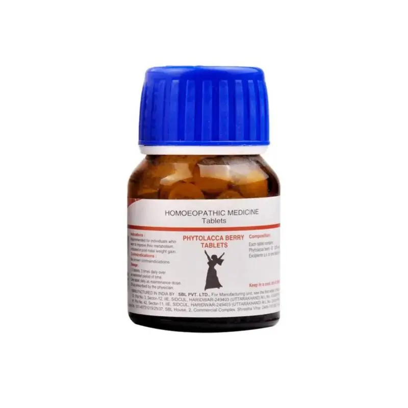 SBL Homeopathy Phytolacca Berry Tablets