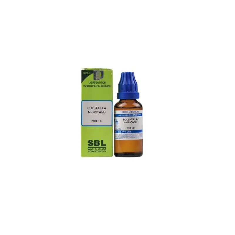 SBL Homeopathy Pulsatilla Nigricans Dilution