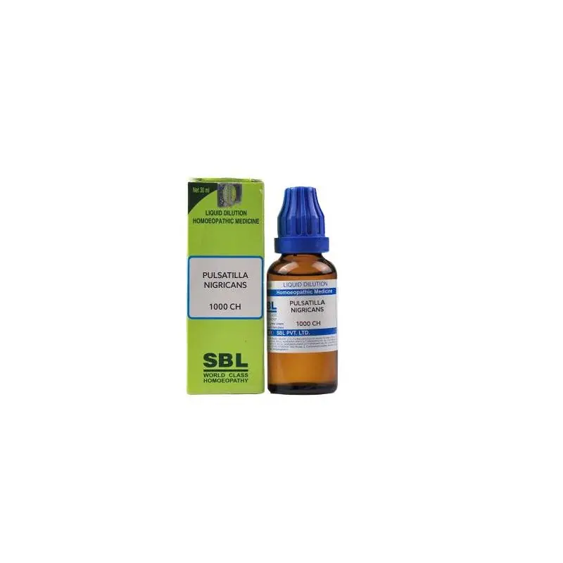 SBL Homeopathy Pulsatilla Nigricans Dilution